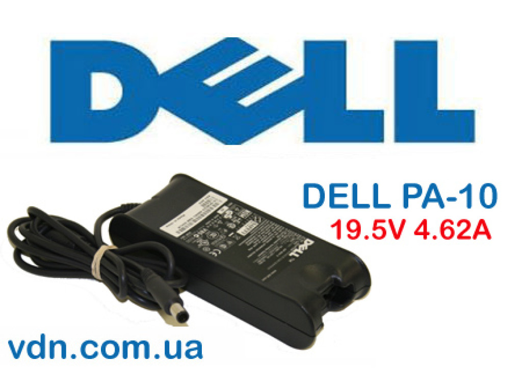 OEM Dell 90W Laptop Charger PA10 PA-12 19.5V 4.62A Power Adapter With Cord, Tested