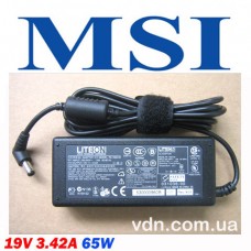 Блок питания для ноутбука MSI (Зарядка) 19V 3.42A 65W