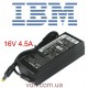 Блок питания  для ноутбука IBM 16V 4.5A  02k6753