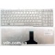 Клавиатура для ноутбука Toshiba Satellite L670D белая