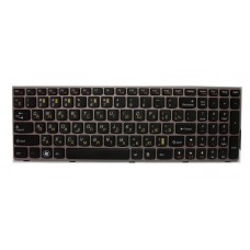 Клавиатура для ноутбука Lenovo Z560 Z565 Black w/Frame US