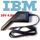 Автоадаптер для ноутбуков IBM 16v 4.5a